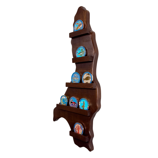 Cedros Island On-Wall Coin Display