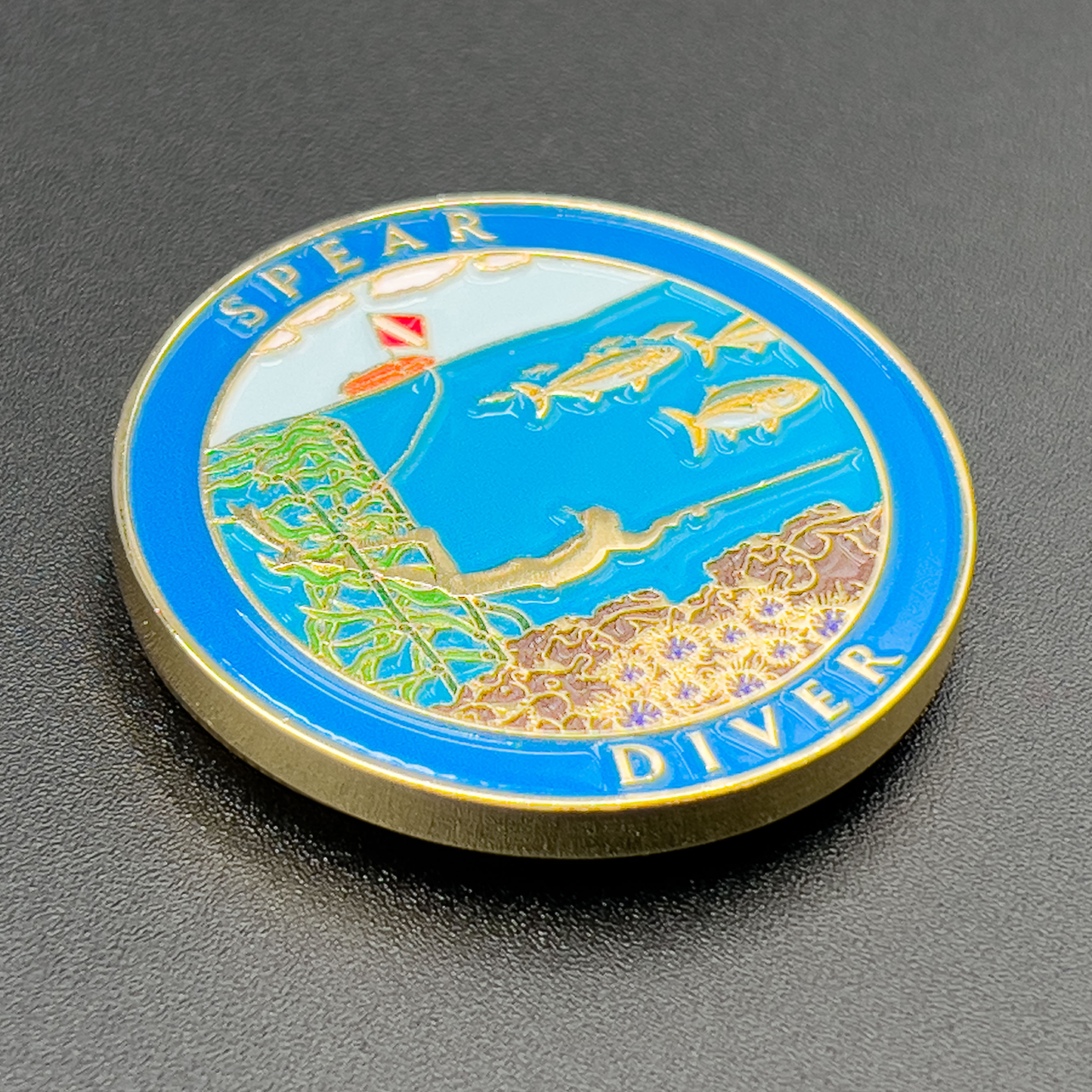 Spear Diver Coin