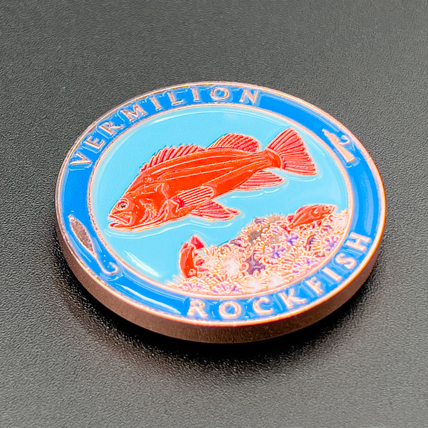 Vermilion Rockfish Coin
