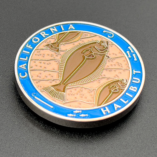 California Halibut Coin