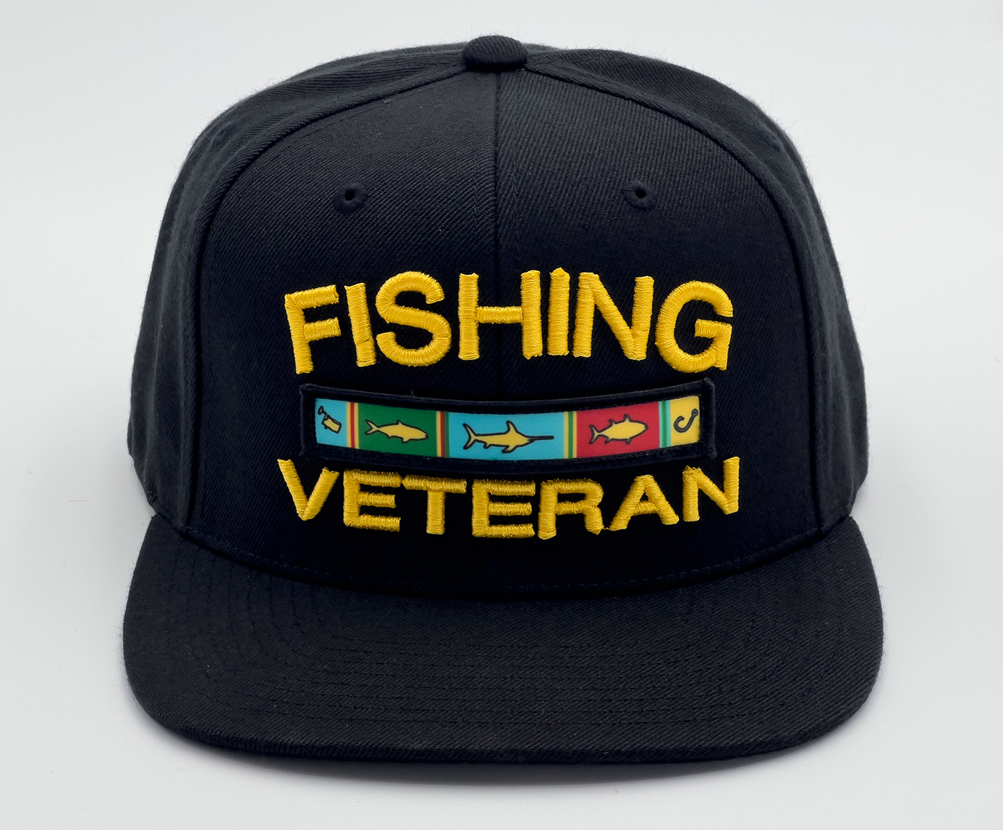 Fishing Veteran Hat - Flat Bill