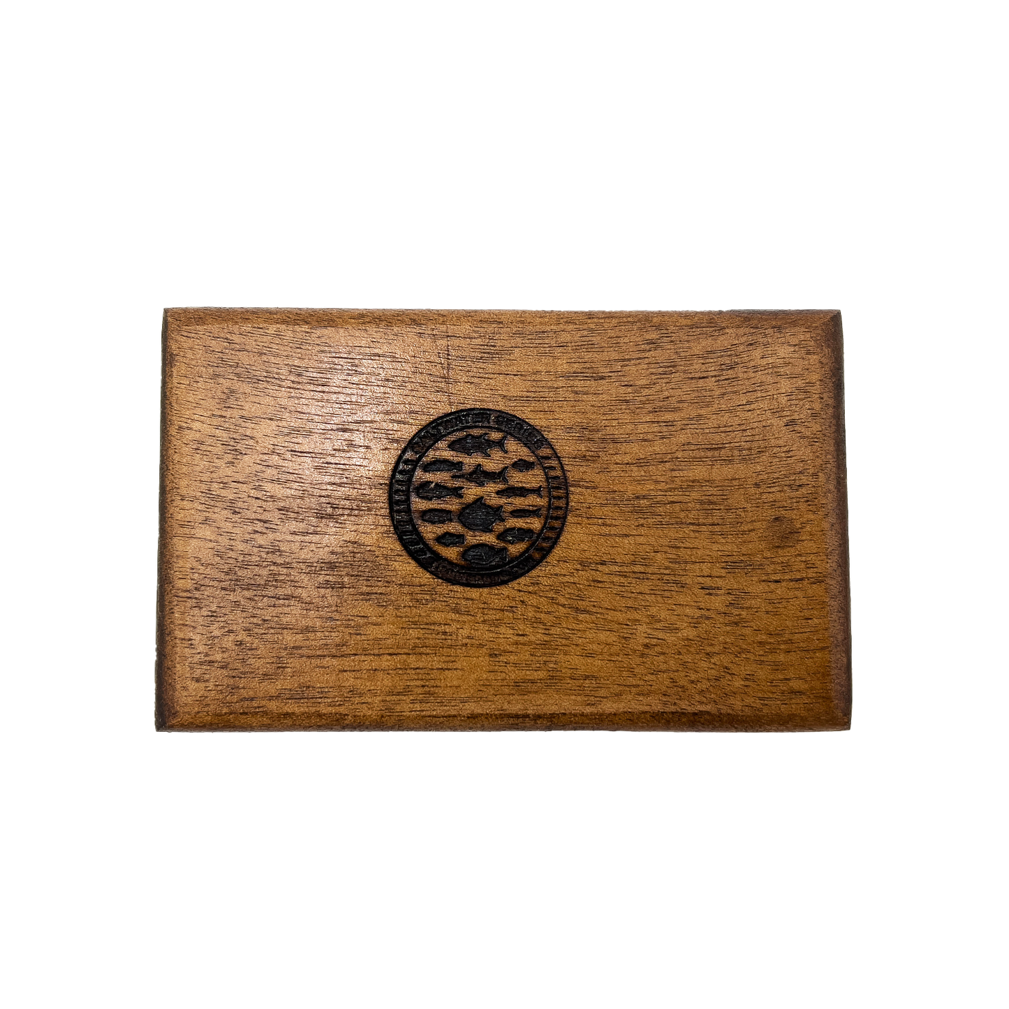 1 Coin Table Top Stand (Dark Stain)