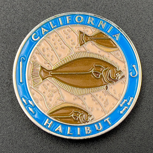 California Halibut Coin