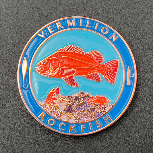 Vermilion Rockfish Coin